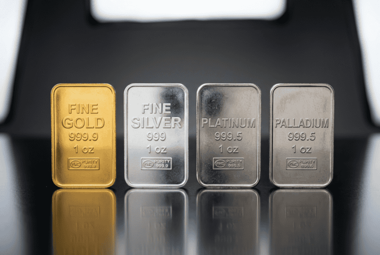 Erfahrungen der Deutschen Metallkasse AG: Die vier Hauptedelmetalle als Barren im Vergleich